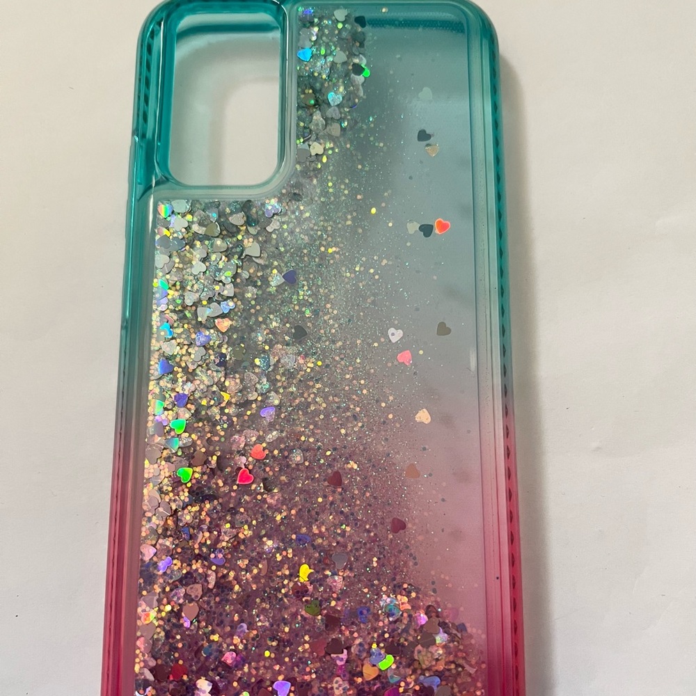 Pink blue Samsung Galaxy A02S Case